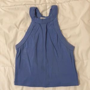 Blue crop top size M